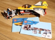 Zestaw LEGO City Transporter odrzutowca pokazowego 60289
