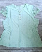 Urocza bluzeczka z koronką 3xl 