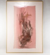Wielka - ręcznie malowana na jedwabiu, sygn. 101x71,5cm