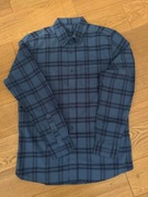 Koszula 100% bawełna w niebieską kratę 