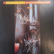 Depeche Mode Signed Vinyl Autografy podpisy Dave Gahan Martin Gore 
