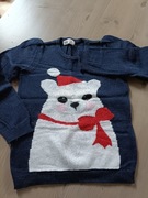 Sweterek świąteczny H&M Roz.122/128