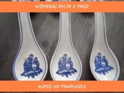 Łyżka ceramiczna porcelana zestaw 6szt. ramen