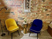 Fotele tapicerowane z podłokietnikami Thonet 