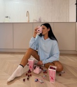 La Milla bluza z kapturem logo 