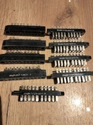 20-stykowe złącza nożowe typu 20AgBN-71/3213-09717-73 . Posrebrzane. 