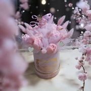 Flowerbox z świeczkami sojowymi 