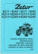 Katalog części Zetor 8211, 9211, 10211, 11211, 