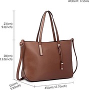 Duża damska totebka na ramię Miss Lulu