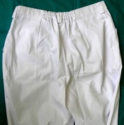 spodnie męskie białe elano-bawełna ,rozmiar S/M 