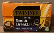 Twinings English Breakfast Decaffeinated 20 saszetek