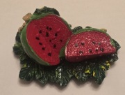 Magnes na lodówkę ceramiczny Gruzja Georgia Tibilisi Arbuz(2K).