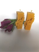 Świeca z wosku pszczelego 