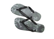 Klapki męskie Japonki ROCK BAND kolor MORO r. 43