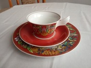 Rosenthal Versace Le Reve de Noel filiżanka spodek talerz
