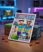 Crafter magazyn dla dzieci Minecraft newsy memy poradnik 6 plakatow 