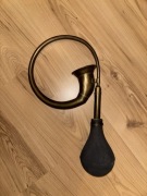 Trąbka mosiężna klakson / ślimak /ślimaczek vintage, retro, antyk