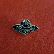 pin metalowy przypinka Nietoperz