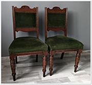 Antyk ładna para oryginalnych krzeseł