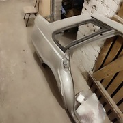 Błotnik Polonez Atu/Atu plus z listwą 