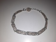 Srebrna bransoletka damska filigranowa,  srebro 925