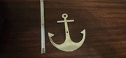 Aluminiowa Kotwica – Marynistyczna Ozdoba Ścienna | Vintage