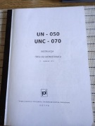 Instrukcja obsługi Ładowarka UN 050 UNC 070 