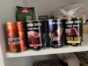 JOHN DOG 4x400g smaki jak na zdjęciu