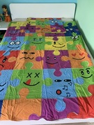Pościel 150x 194 , wzór puzzle dwustronna 