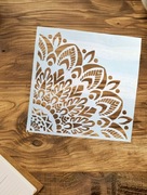 Szablon Mandala -wzór 60x60cm szablon 30x30cm, malarski tynk , DIY, C 23