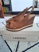 Skórzane sandały Lasocki 37