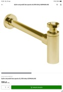 Sprzedam syfon umywalkowy zloty Germanline GL2159 nowy