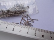 Małe metalowe gwoździe modelarskie gwóźdź 10x0,6 mm opakowanie 100 szt