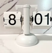 Vintage Flip Digital Clock zegar stołowy mechaniczny dekoracja domu biuro