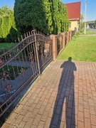 Przęsło ogrodzeniowe z bramą