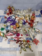 Bombki choinkowe prl zestaw 7 k1