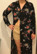 kimono, sukienka,szmizjerka kwiaty,boho
