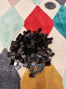 Klocki LEGO Brick 1x2 w. 2 knobs 128 sztuk czarny 6138173