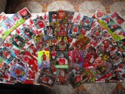 Karty piłkarskie ARSENAL F.C. Zestaw 115 kart. Bez powtórek.