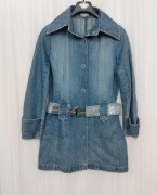 Minus rewelacja sukienka vintage jeans denim 40 L