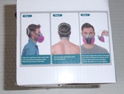 półmaska antysmogowa ochronna nowa kompletna z 2 filtrami P100