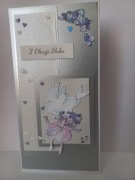 Ręcznie wykonana kartka na ślub, wesele. DIY, rękodzieło