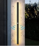 Lampa ścienna z czujnikiem ruchu 150 cm aluminiowa 45 W