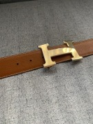 Damski, dwustronny pasek Hermes