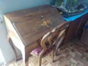 Sekretarzyk z krzesłem Ludwik Filip