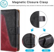 Etui skórzane portfelowe Motorola Edge 2021 magnetyczne 360°