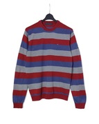 Męski Sweter Z Wełna W Pasy Kolorowy Tommy Hilfiger |R. L/XL
