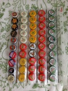 Kapsle piwne butelkowane Brzeg Tatra Zabrze Amber Argus Braniewo Namysłów 