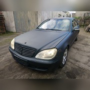 Mercedes W220 maska błotnik zderzak grill