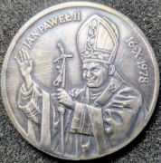 Medal JP II GAUDE MATER POLONIA VERITAS. Czytaj opis.